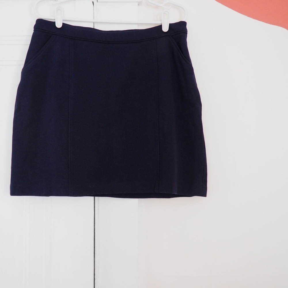 Boden Mini Skirt with Pockets - Navy